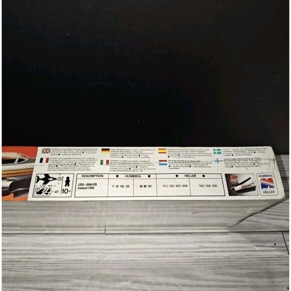 Vintage Heller Humbrol F-94B STARFIRE LOCKHEED 1:72 Model Airplane Kit #80302 - Picture 8 of 8